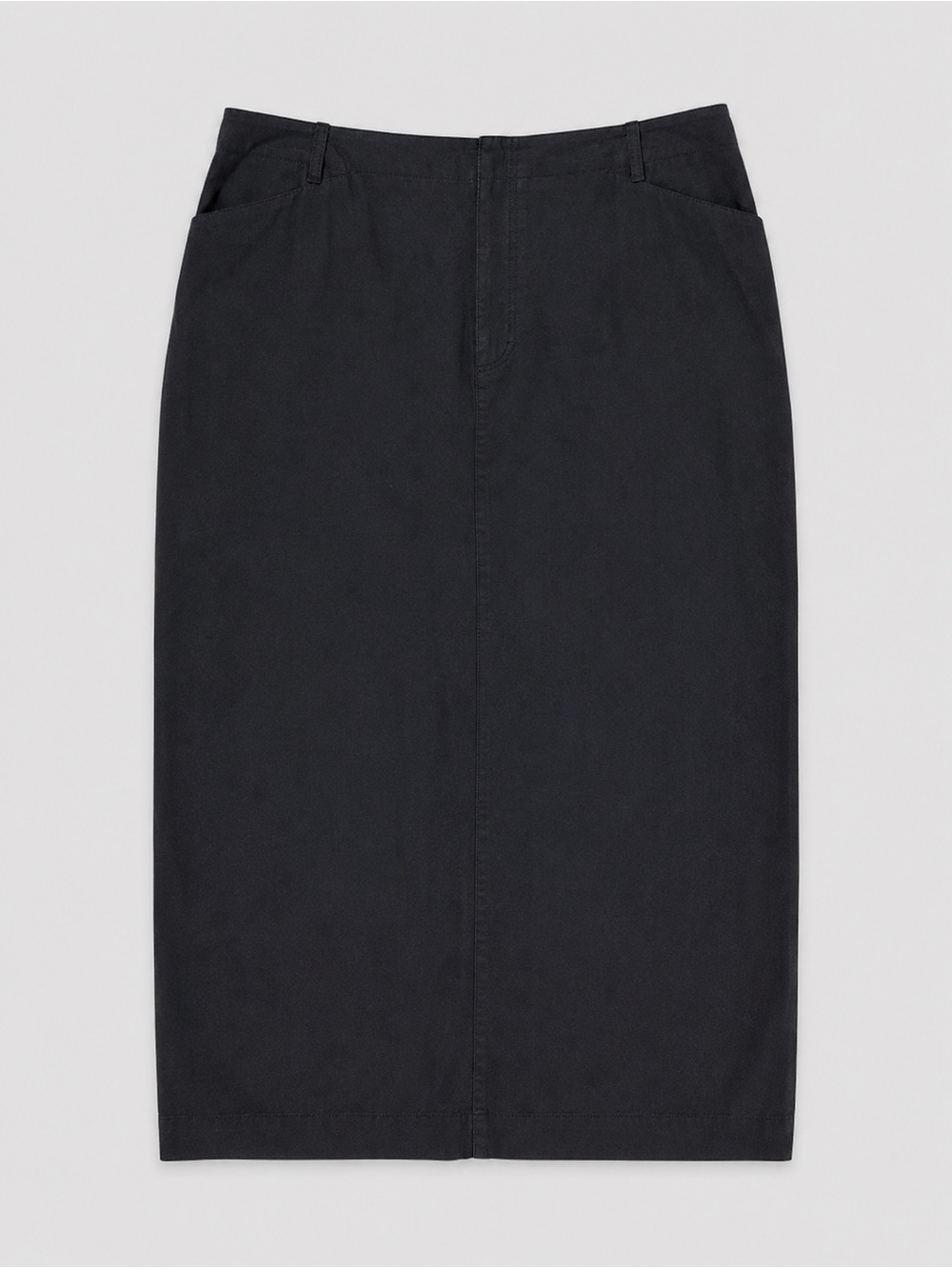 Venezia Black‎ Maxi Skirt Size 24 Stretch Staple Neutral Essential Capsule